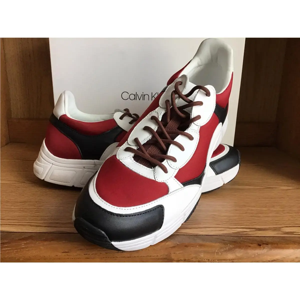 Calvin Klein shoes - CKDNSCL95754451909 - CKDNSCL95754451909 - White/Red/Black (UPC: 192675346641) 6