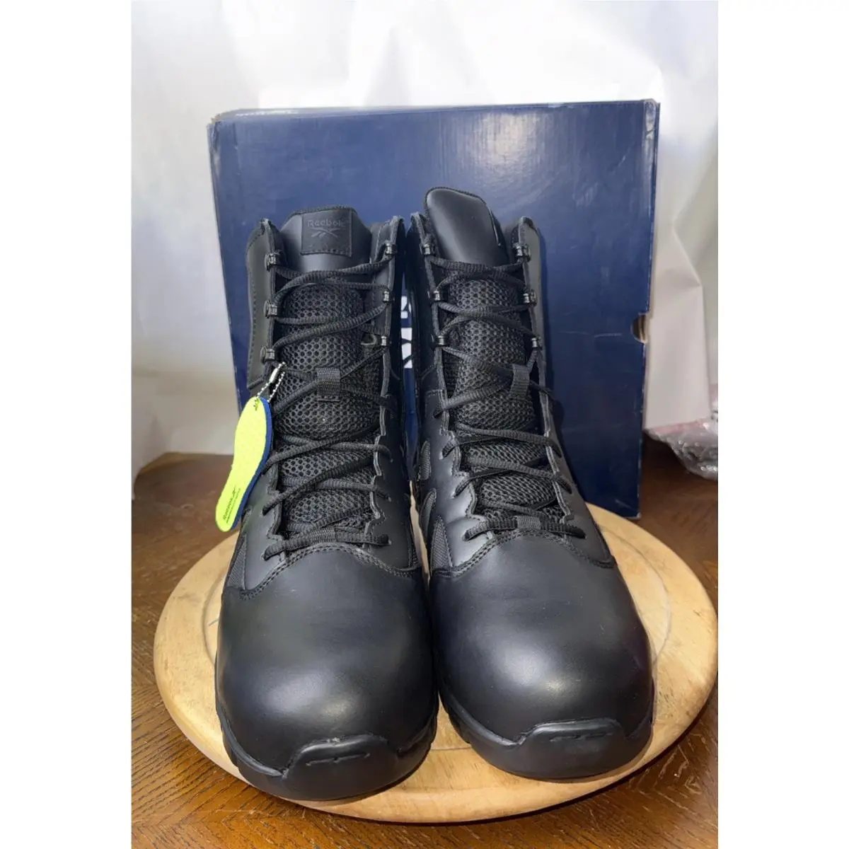 Duty Men`s Sublite Cushion Tactical Comp Toe 8 Boot Black - 9.5W by Reebok