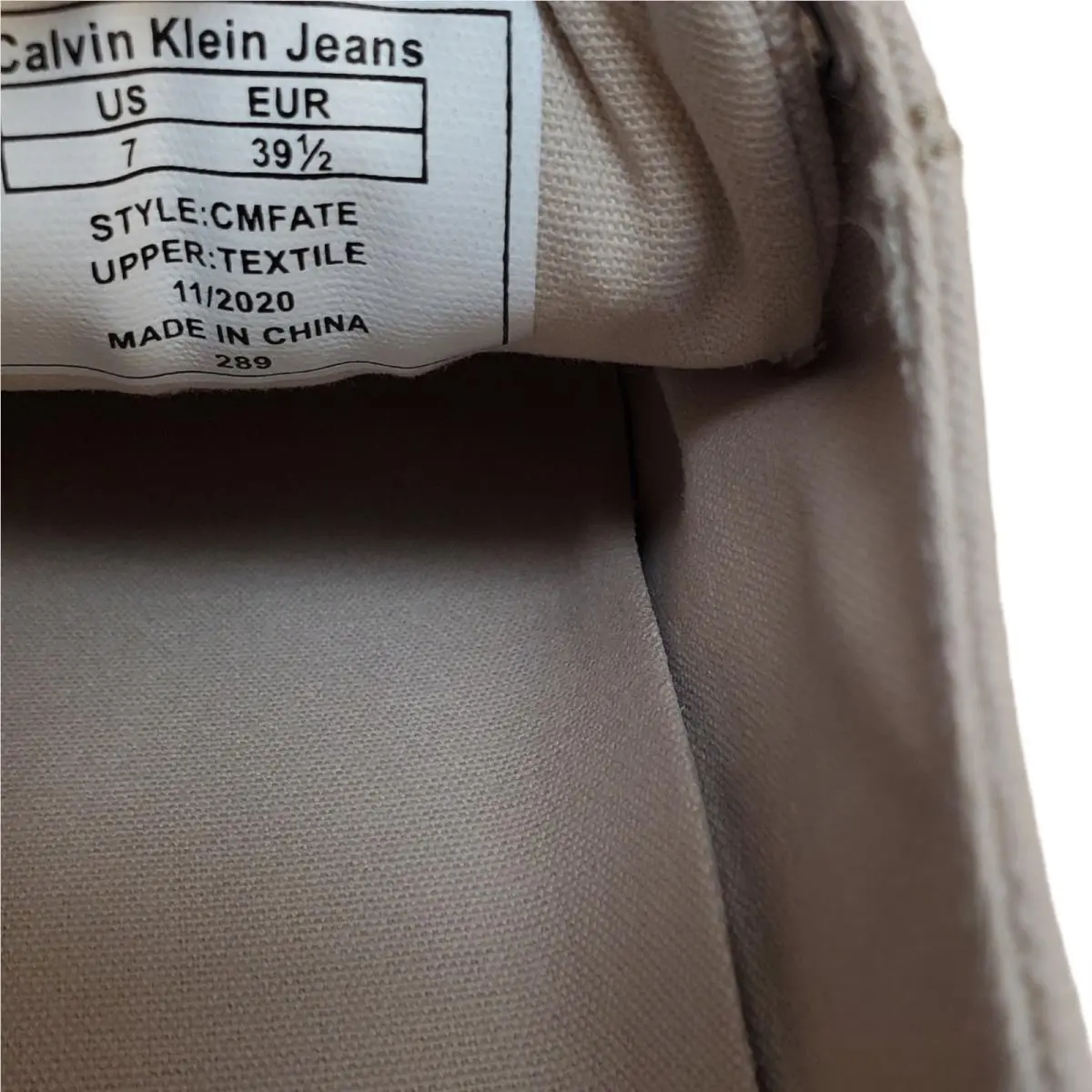 Calvin Klein shoes - Light Natural (UPC: 195182445364) 5