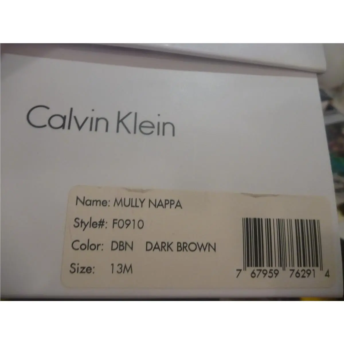 Calvin Klein shoes - Mully Nappa F0910 - Mully Nappa - Brown (UPC: 767959762914) 8