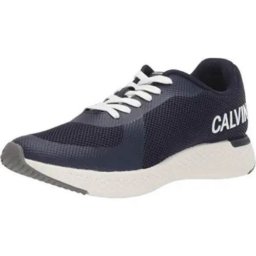Calvin Klein CK Jeans Men`s Amos Shoe Navy Mesh Shoes Size 11