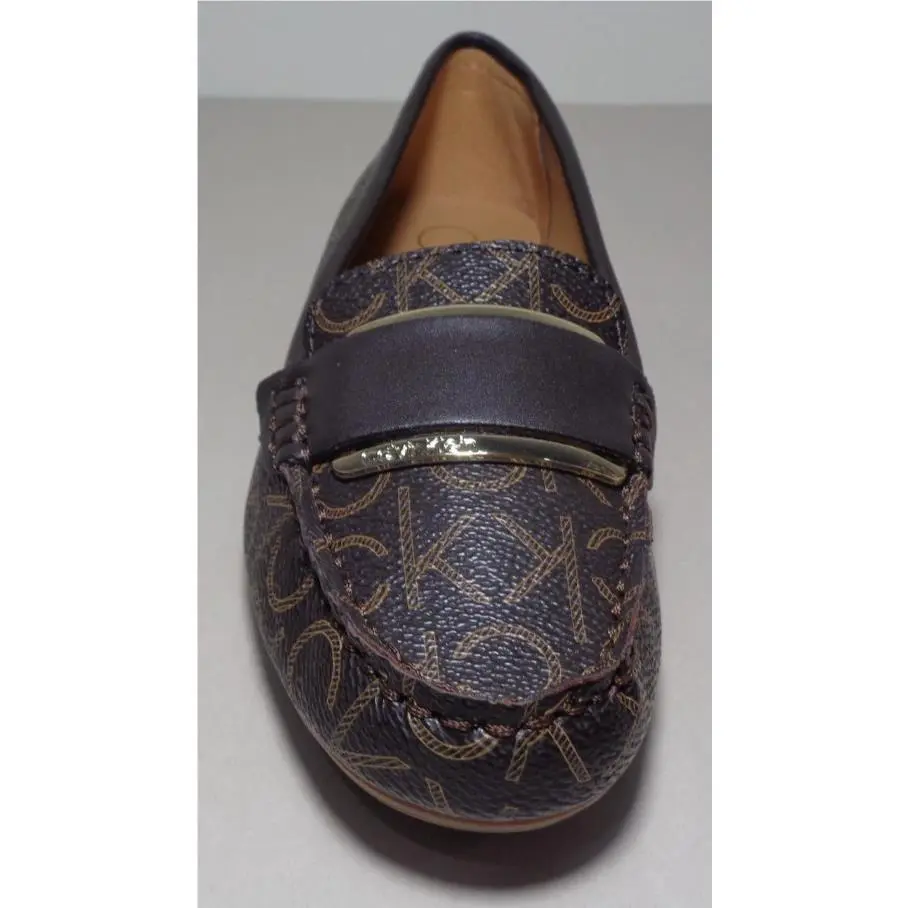 Calvin Klein shoes - Leonie - Leonie - Medium Brown / Espresso Logo (UPC: 195972927322) 6