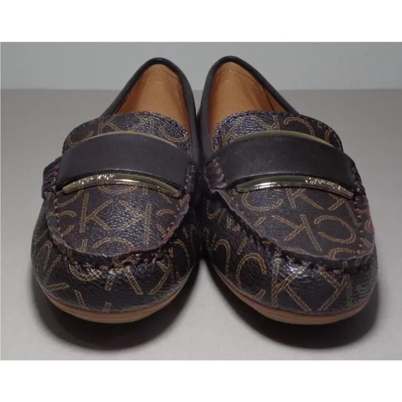 Calvin Klein shoes - Leonie - Leonie - Medium Brown / Espresso Logo (UPC: 195972927322) 12
