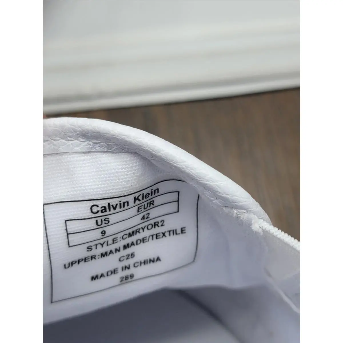 Calvin Klein shoes - Calvin Klein Ryor - Ryor - White (UPC: 195182915041) 9