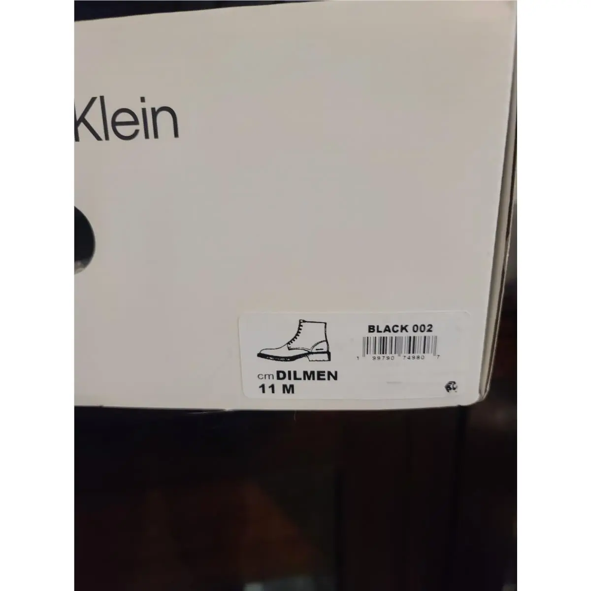 Calvin Klein shoes - Calvin Klein Dilmen - Dilmen - Black (UPC: 199790749784) 3