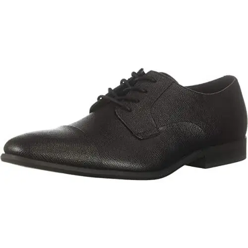 Calvin Klein Men`s Langston Oxford Shoes Size 12 M Black