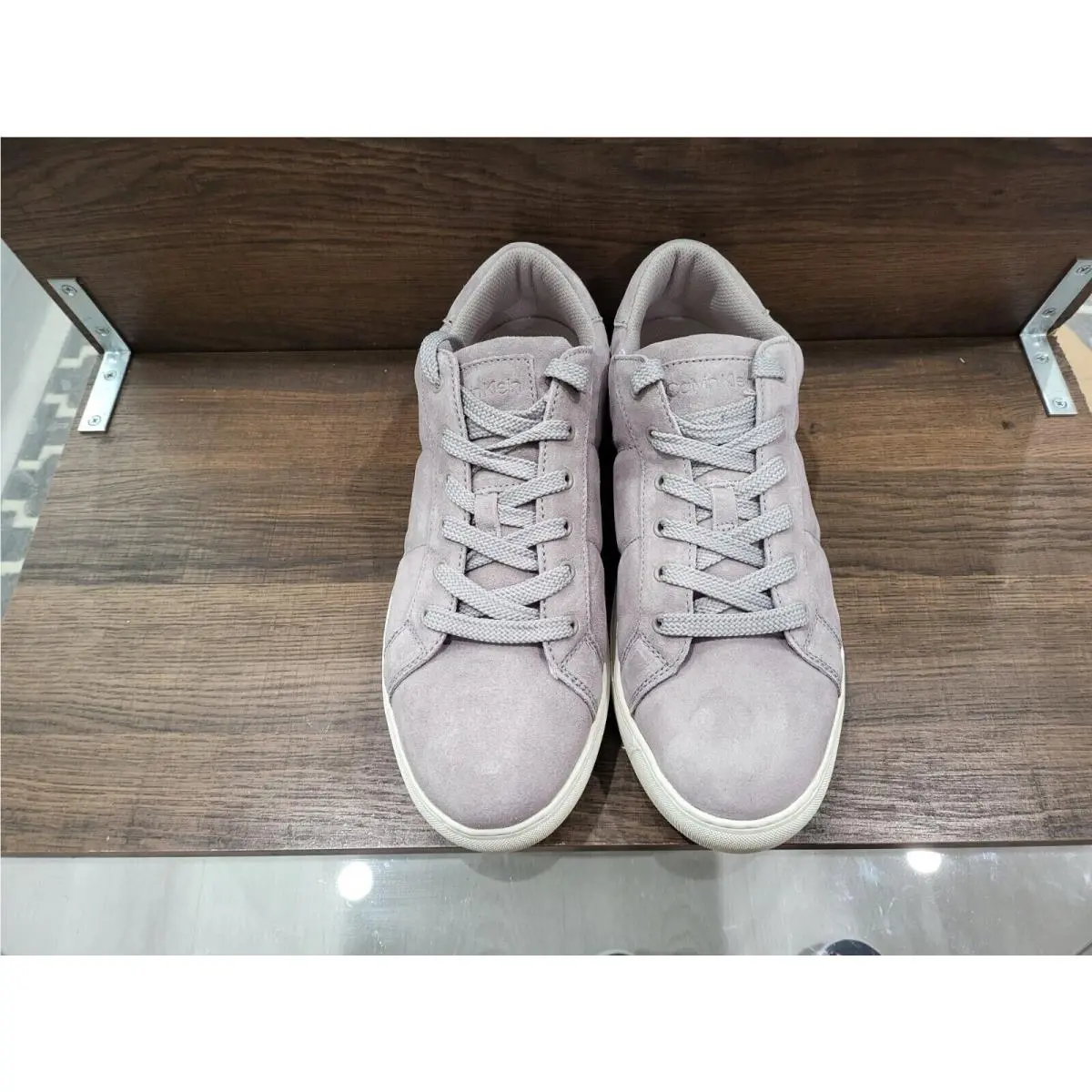 Calvin Klein shoes - LIGHT GRAY SUEDE (UPC: 195972352490) 2