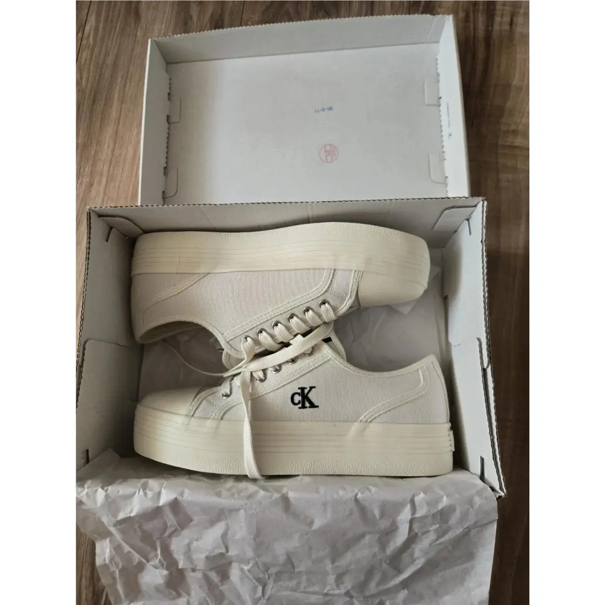 Calvin Klein shoes - Calvin Klein Brinle - Brinle - Ivory (UPC: 197648752597) 4