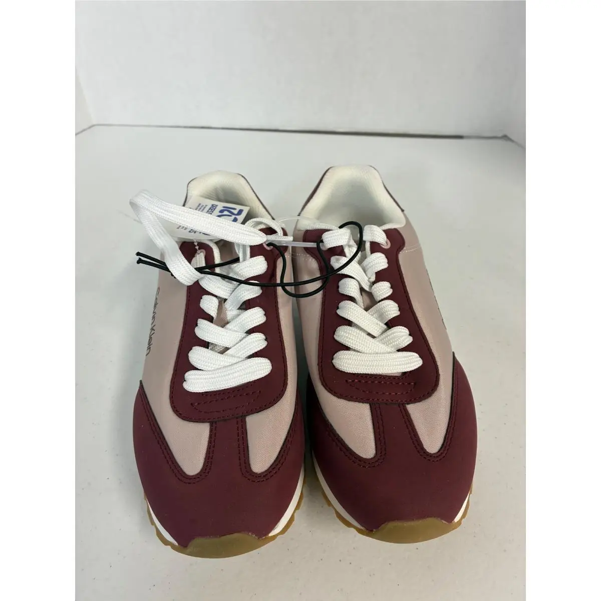 Calvin Klein Ceyda Womens Rose Burgundy Low Top Sneakers Kcceyda-r Size 8.5