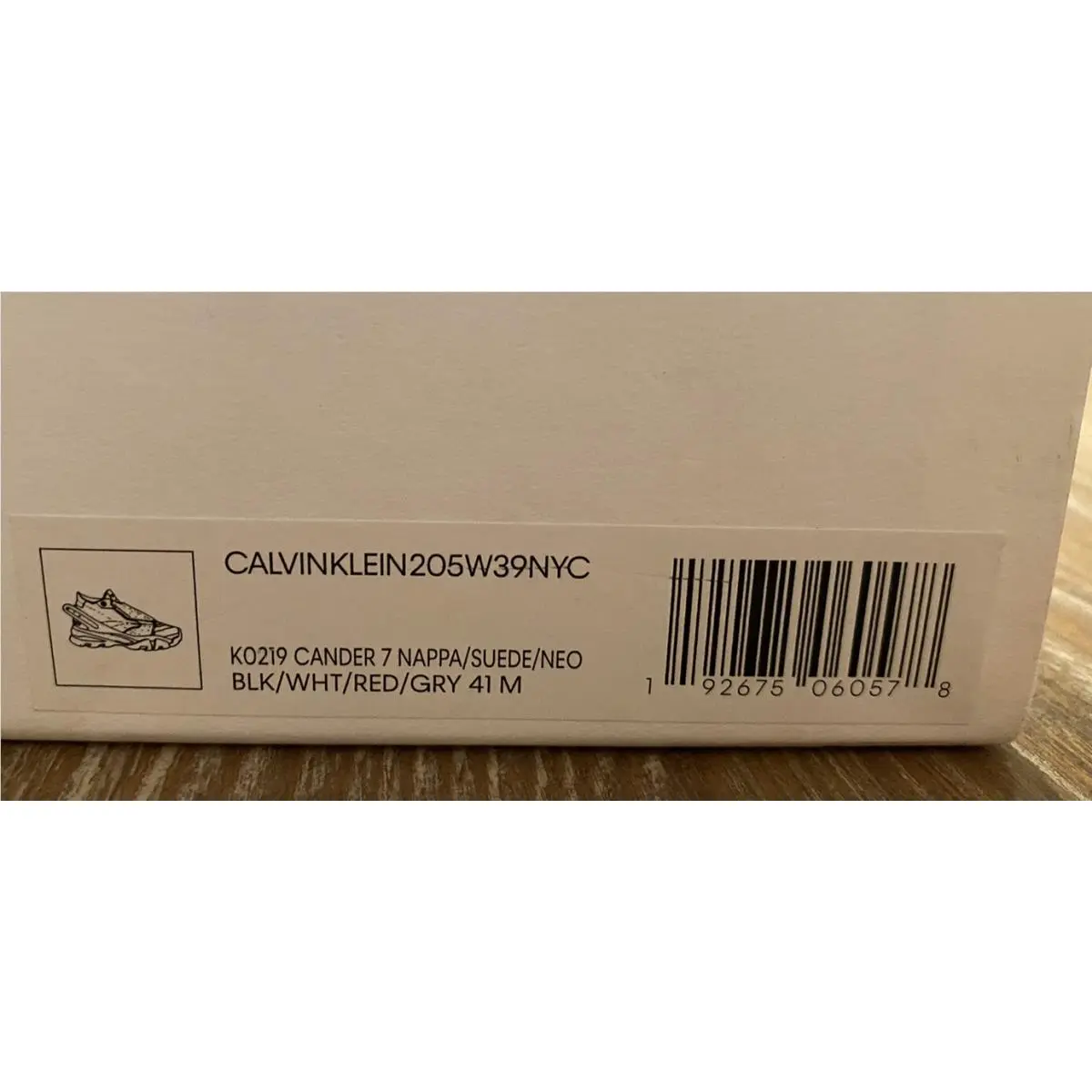Calvin Klein shoes - K0219 Cander 7 - Cander - K0219 - Neo Black | White | Red | Grey, Manufacturer: Neo Black | White | Red | Grey 9