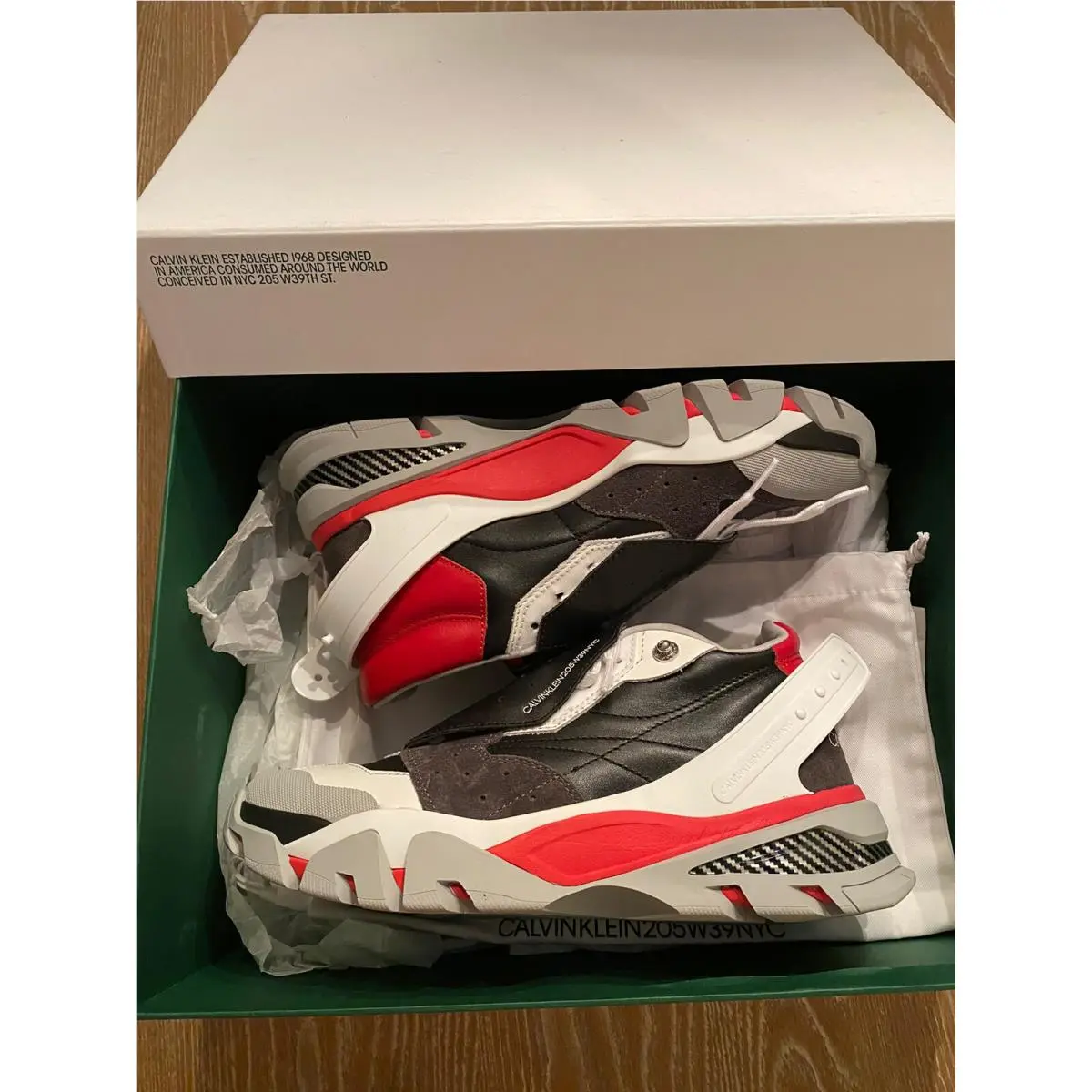 Calvin Klein shoes - K0219 Cander 7 - Cander - K0219 - Neo Black | White | Red | Grey, Manufacturer: Neo Black | White | Red | Grey 0