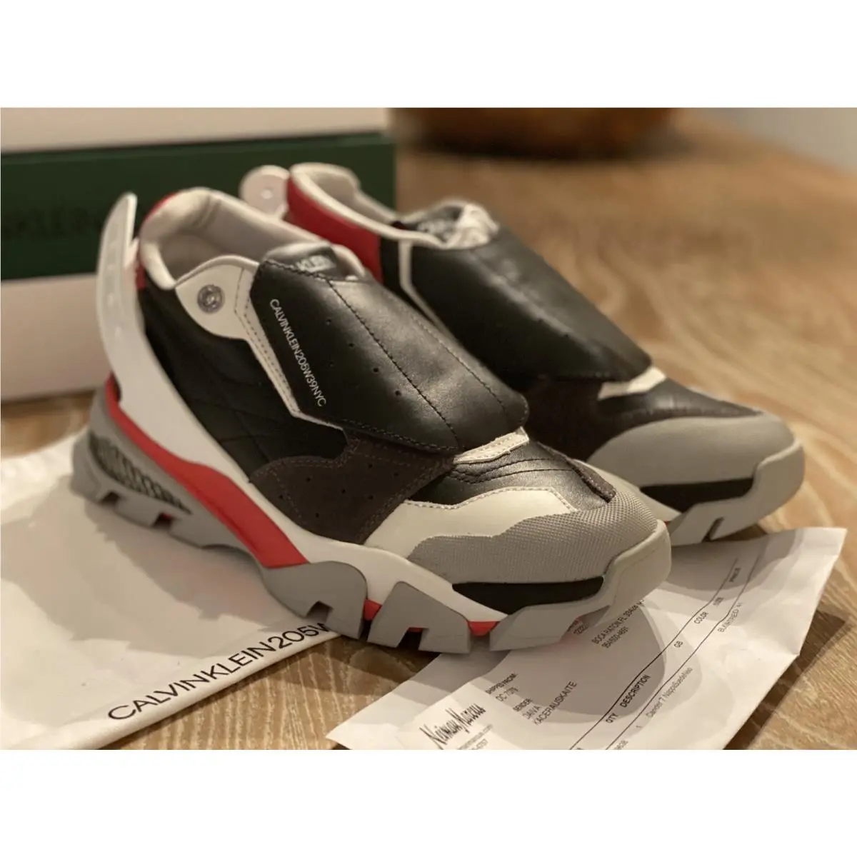 Calvin Klein shoes - K0219 Cander 7 - Cander - K0219 - Neo Black | White | Red | Grey, Manufacturer: Neo Black | White | Red | Grey 1