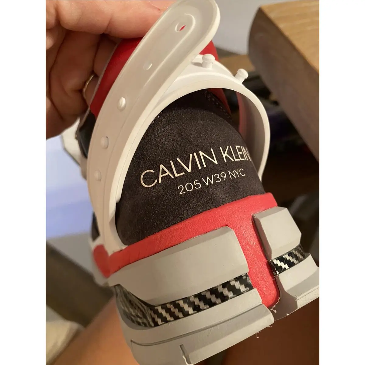 Calvin Klein shoes - K0219 Cander 7 - Cander - K0219 - Neo Black | White | Red | Grey, Manufacturer: Neo Black | White | Red | Grey 7