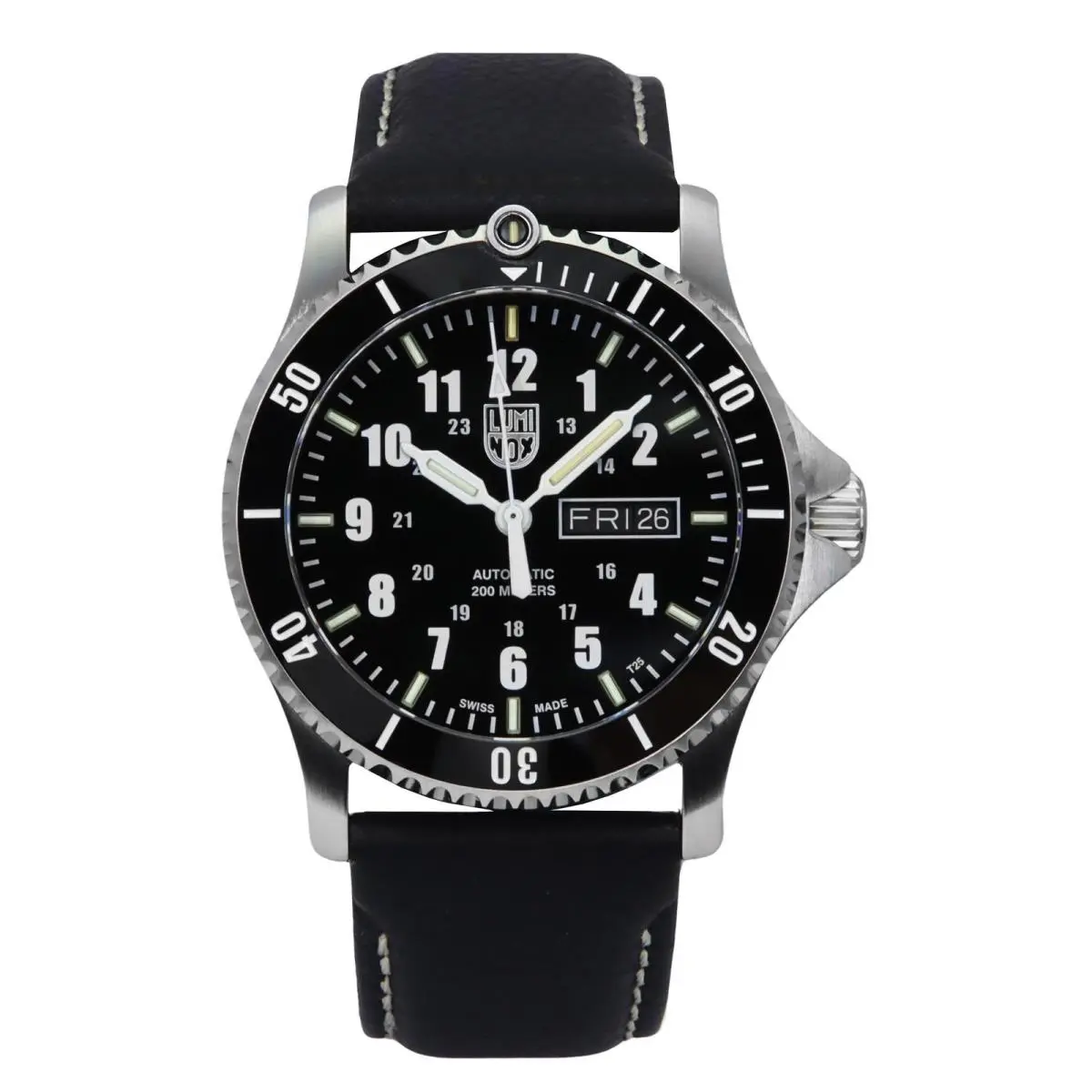 Sport Timer Leather Strap Blue Dial Automatic Divers XS.0921 Mens Watch by Luminox