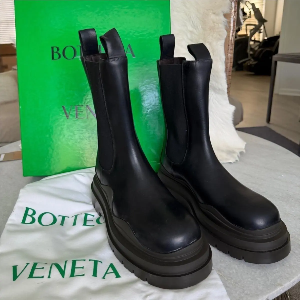 Bottega Veneta shoes - Tire boot - Tire boot - Black 4