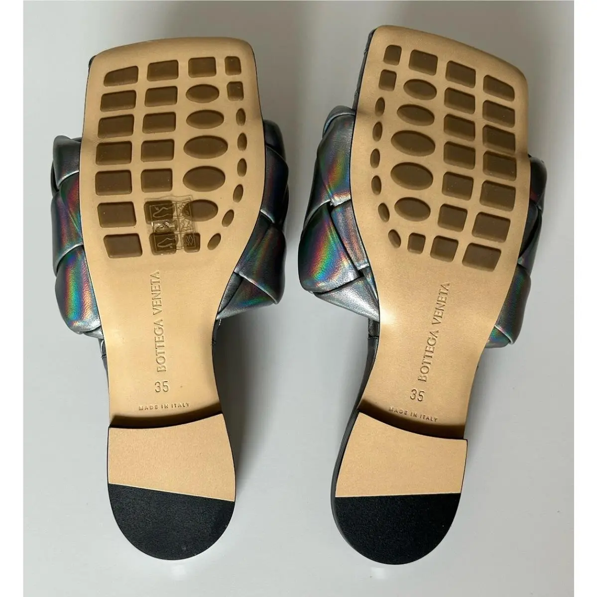 Bottega Veneta shoes - Bottega Veneta Lido - Lido - Mettalic Silver 8