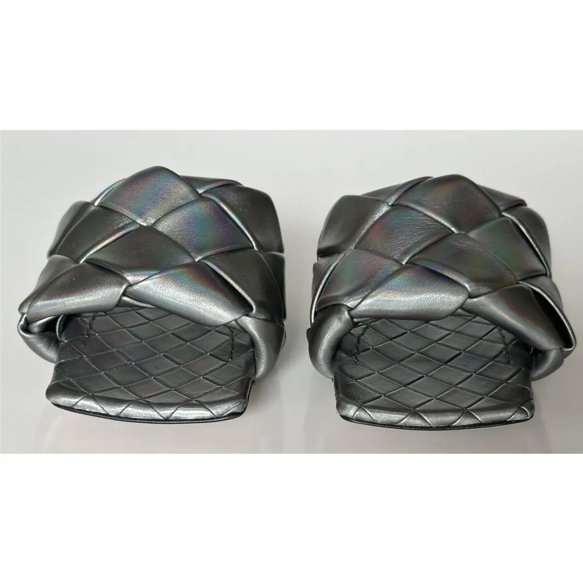 Bottega Veneta shoes - Bottega Veneta Lido - Lido - Mettalic Silver 6