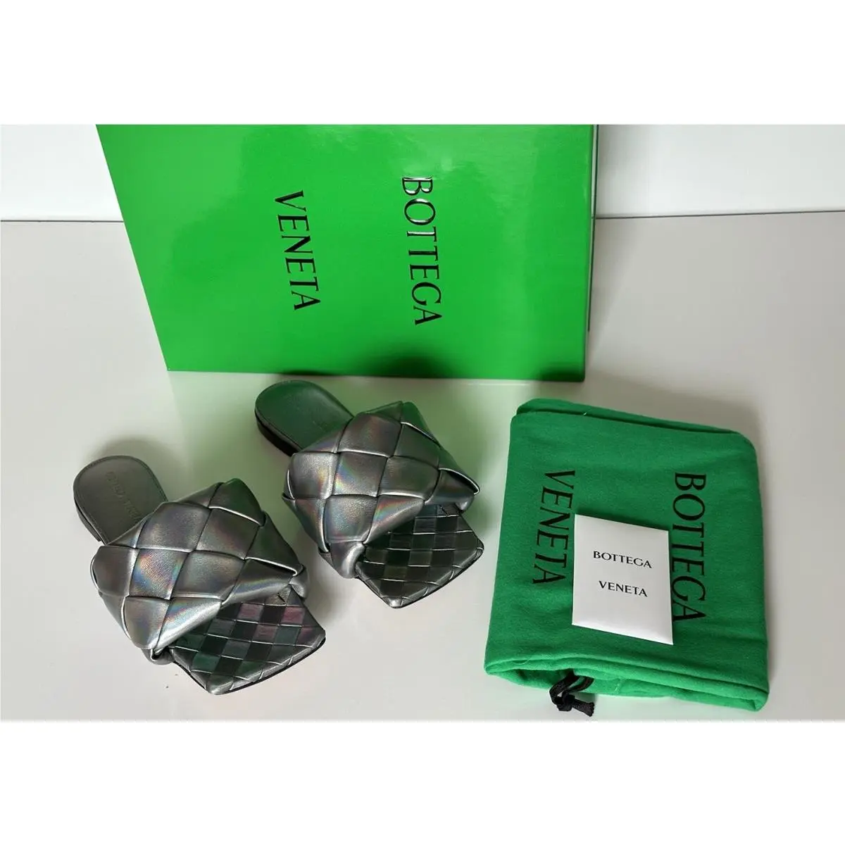 Bottega Veneta shoes - Bottega Veneta Lido - Lido - Mettalic Silver 7