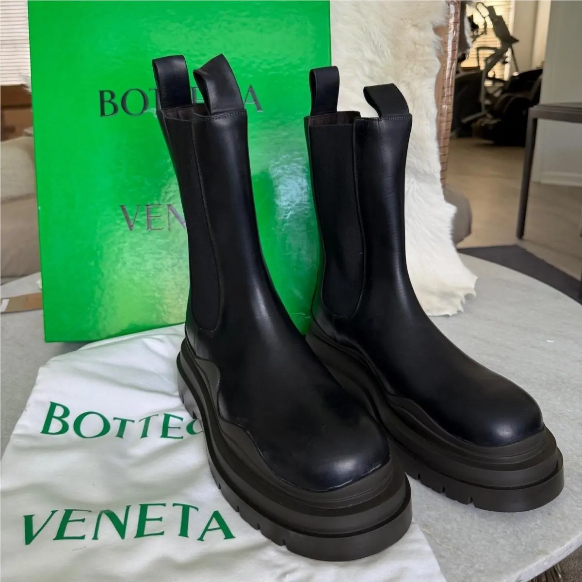 Bottega Veneta shoes - Tire boot - Tire boot - Black 4