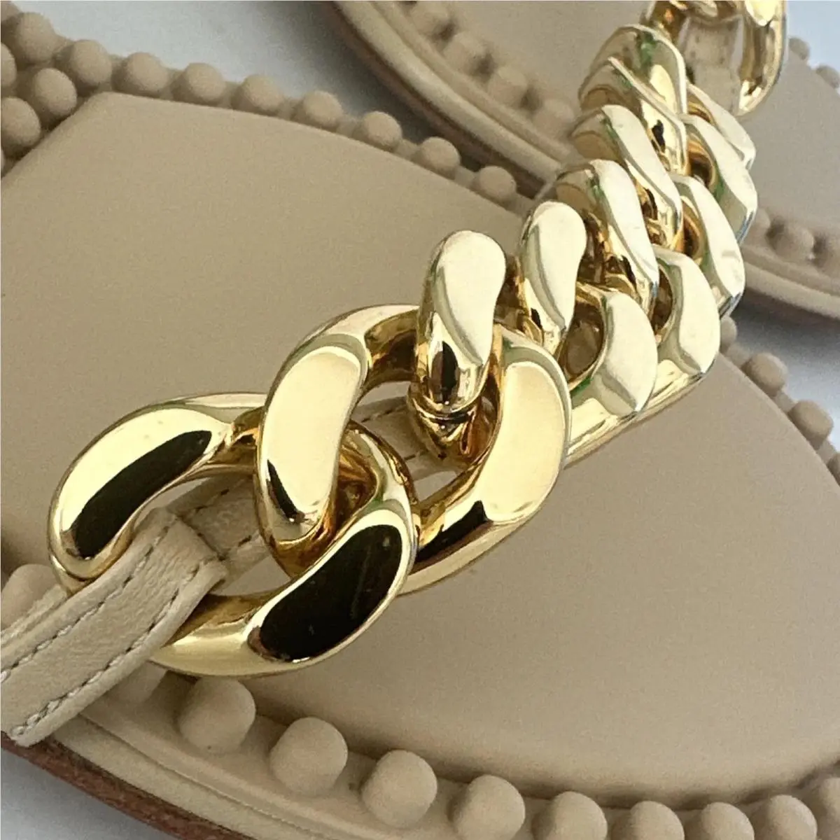 Bottega Veneta shoes - Dot Ankle Strap Sandal - Dot Ankle Strap Sandal - 667178 VBSF0 2624 - Beige 10