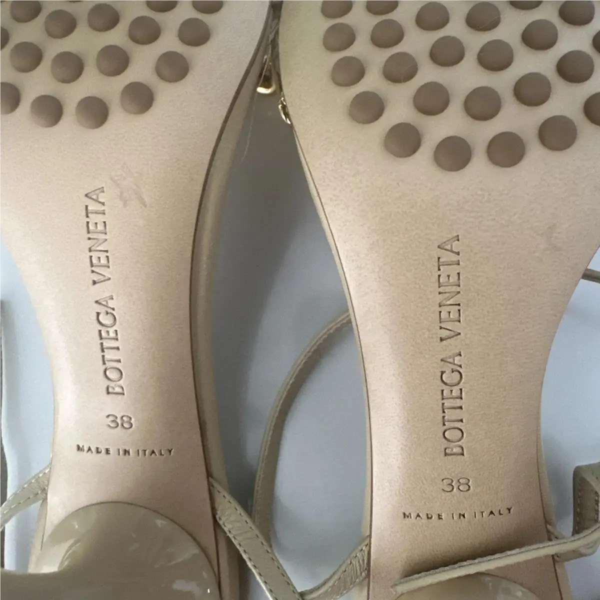 Bottega Veneta shoes - Dot Ankle Strap Sandal - Dot Ankle Strap Sandal - 667178 VBSF0 2624 - Beige 6