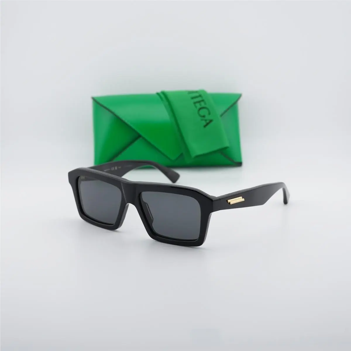 BV1213S 001 Black/grey 55-16-145 Sunglasses by Bottega Veneta