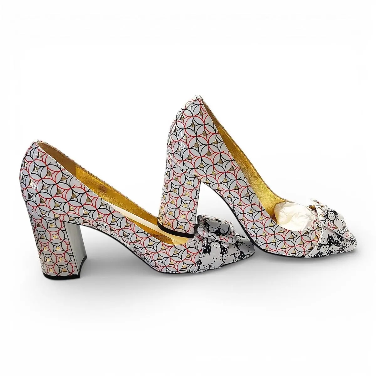 Bottega Veneta shoes - Cherbourg - Cherbourg - 474824VCJ319000 - White/Black/Red 4