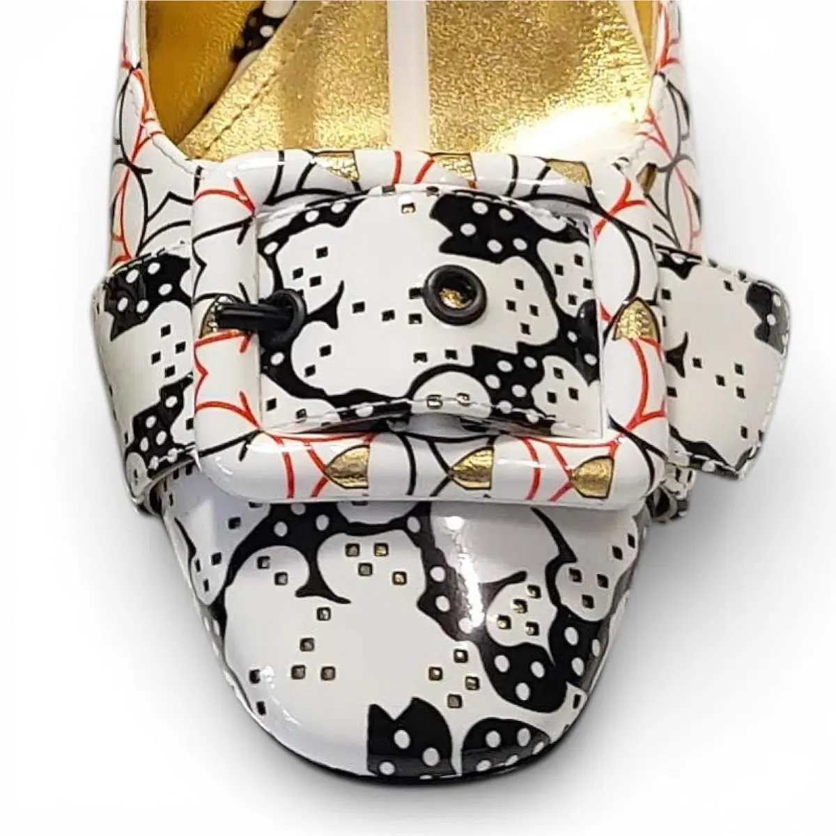 Bottega Veneta shoes - Cherbourg - Cherbourg - 474824VCJ319000 - White/Black/Red 9