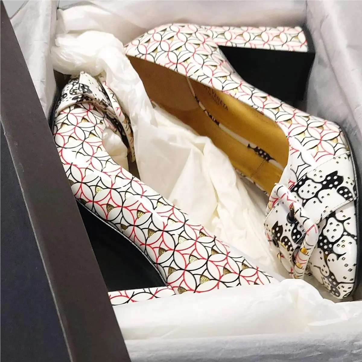 Bottega Veneta shoes - Cherbourg - Cherbourg - 474824VCJ319000 - White/Black/Red 16