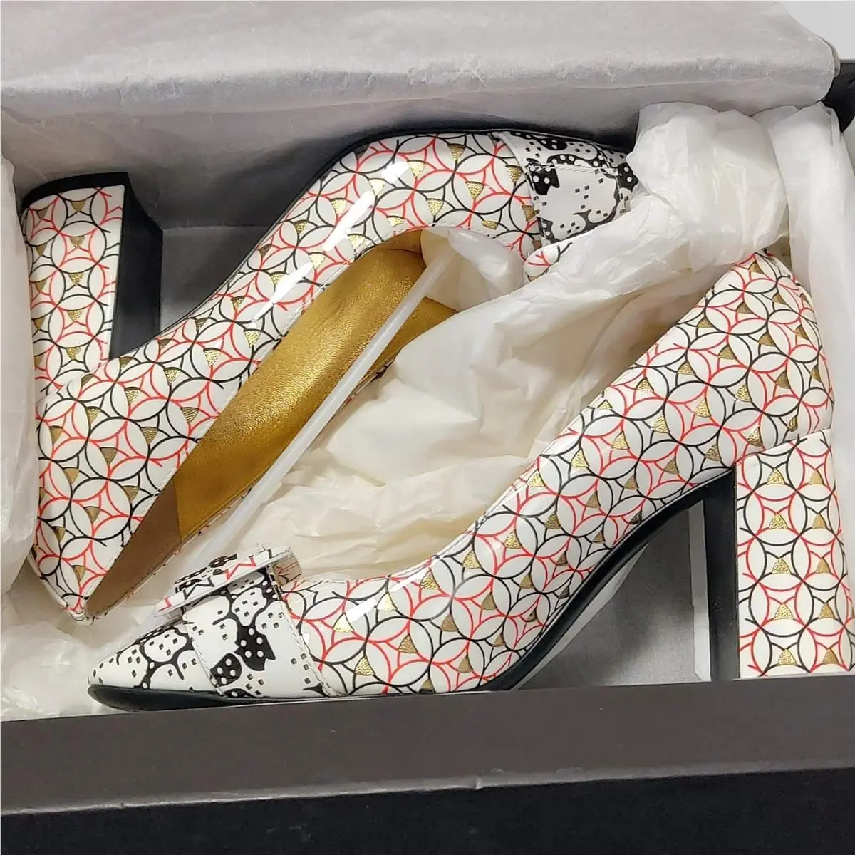 Bottega Veneta shoes - Cherbourg - Cherbourg - 474824VCJ319000 - White/Black/Red 17