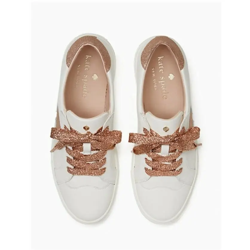 Kate Spade shoes - KATE SPADE - WHITE & ROSE GOLD 2
