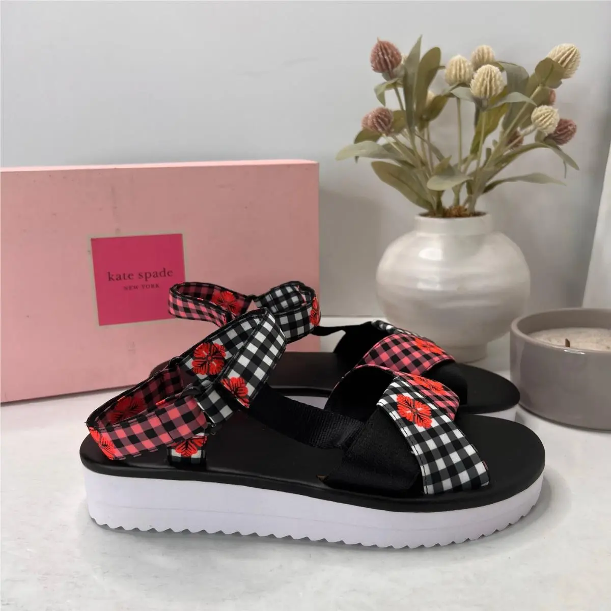 Kate Spade shoes - Kate Spade Dotty Gingham Jacquad - Pink 0