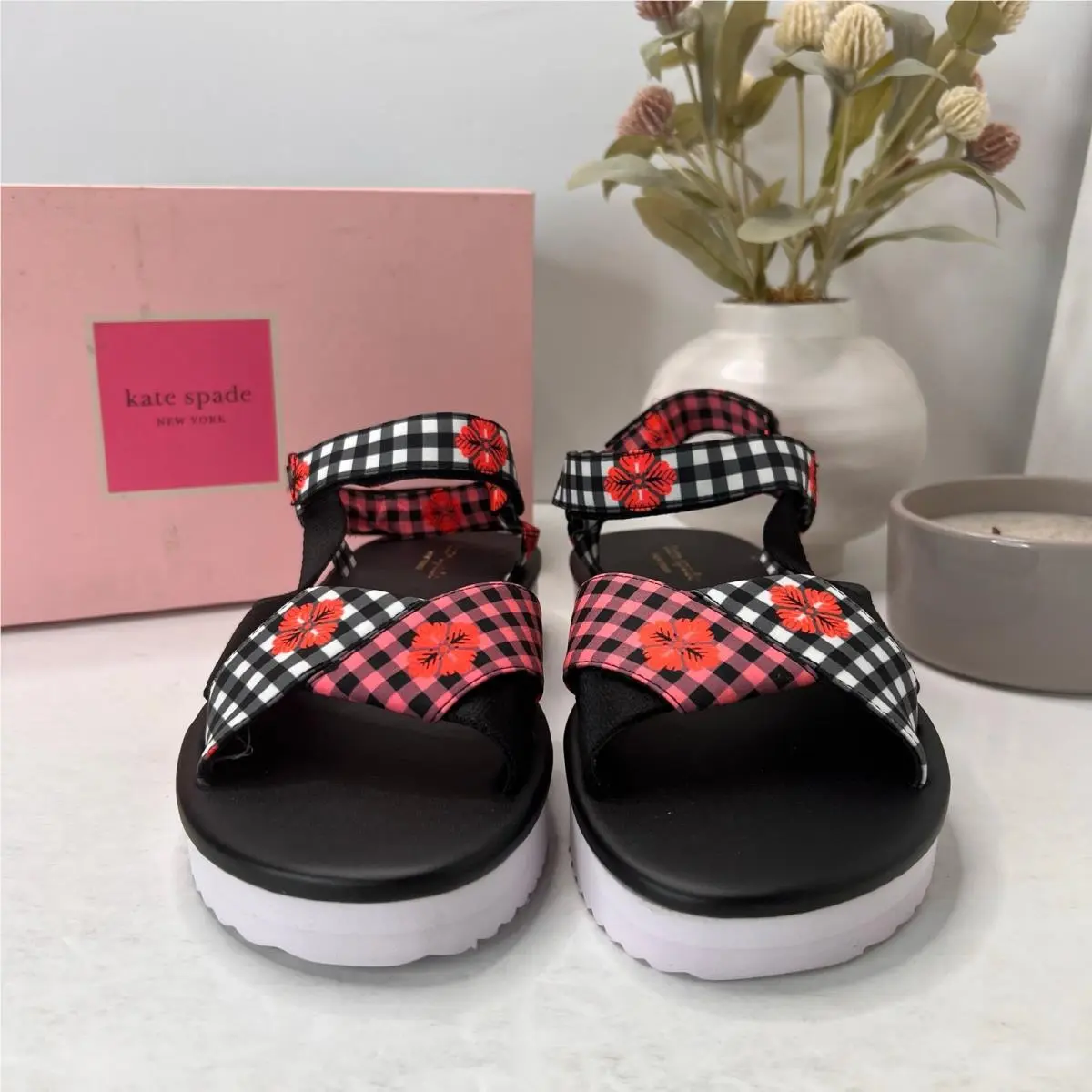 Kate Spade shoes - Kate Spade Dotty Gingham Jacquad - Pink 1