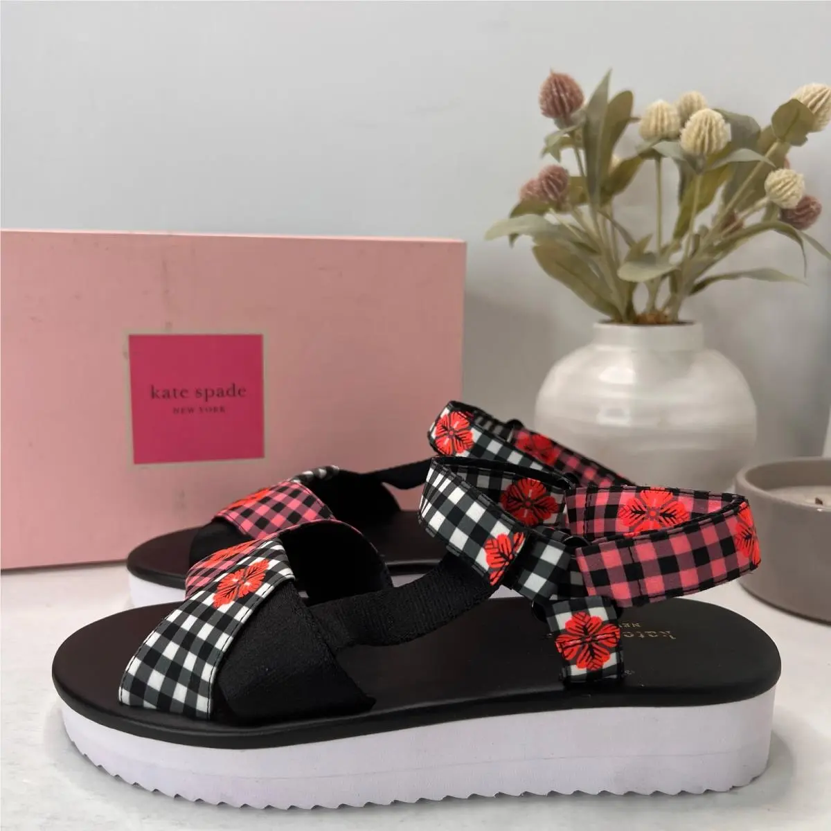 Kate Spade shoes - Kate Spade Dotty Gingham Jacquad - Pink 2
