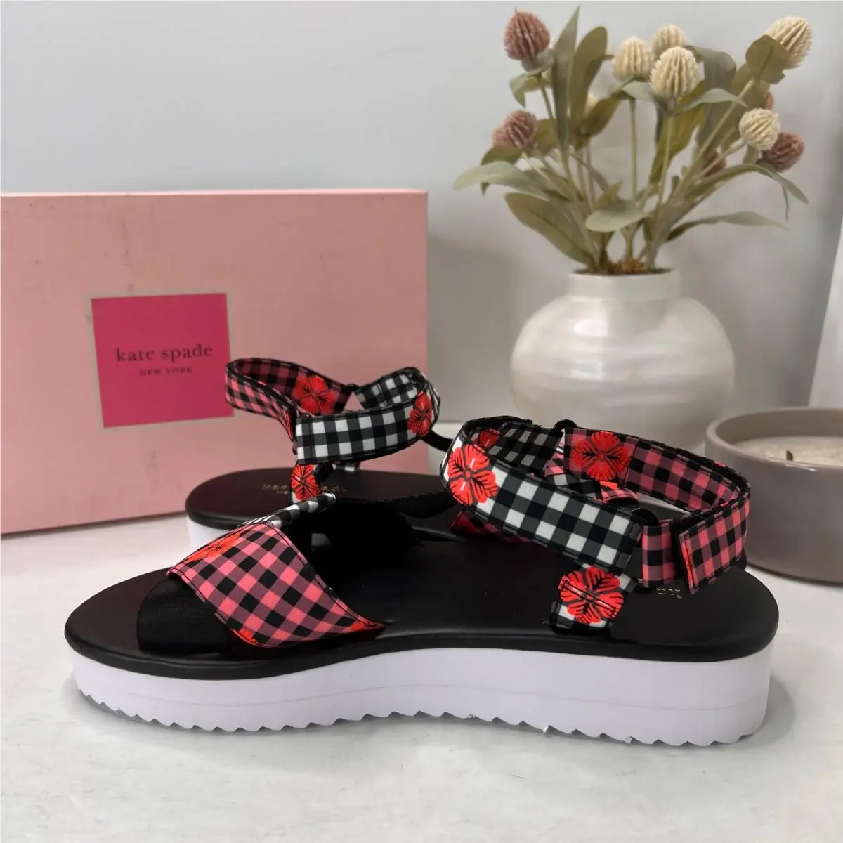 Kate Spade shoes - Kate Spade Dotty Gingham Jacquad - Pink 4