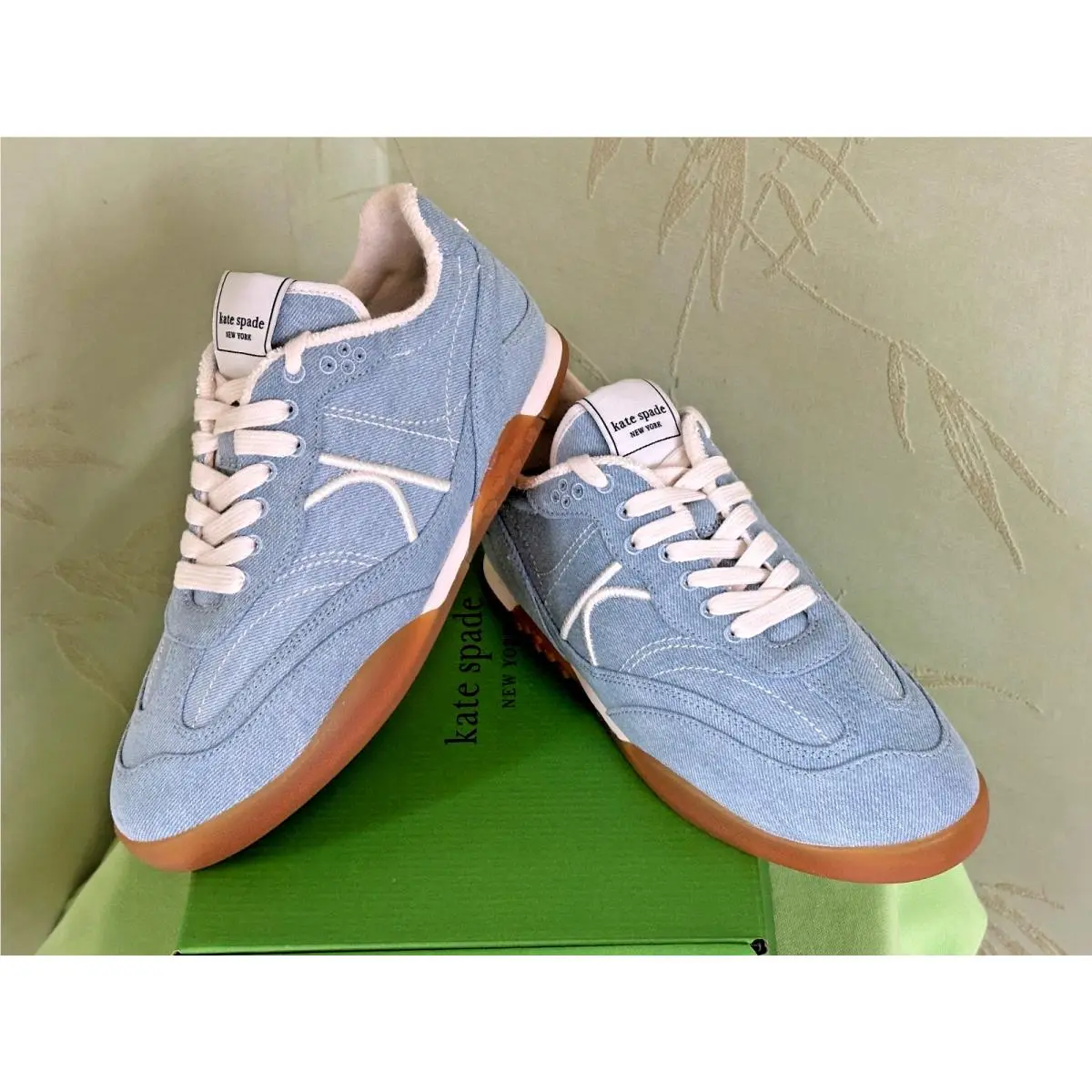 Kate Spade Drift Sneakers:nib Extra Light Denim SIZE:8