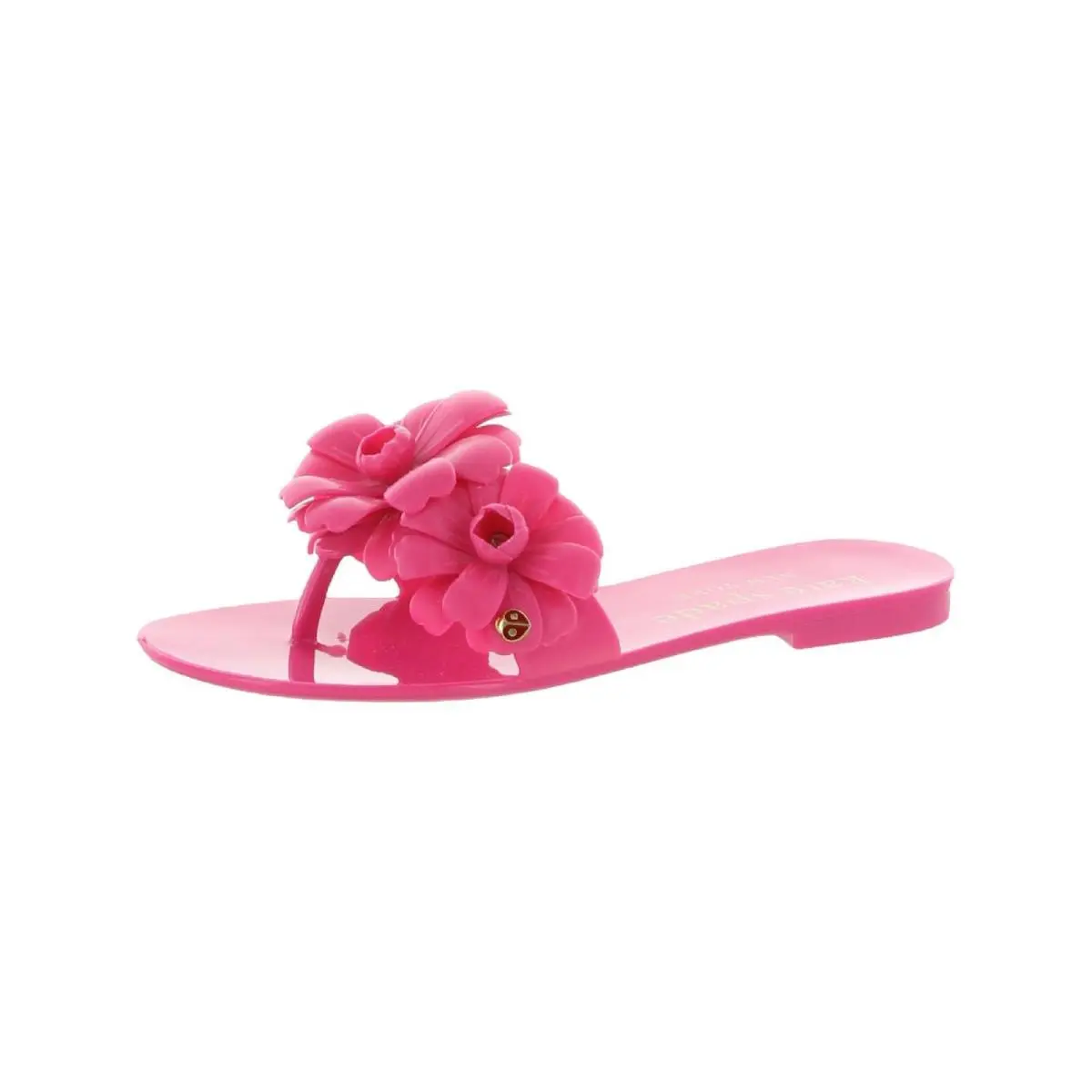 Kate Spade K3809 Women`s Pink Jaylee Jelly Flat Thong Slide Sandals Size US 6 B
