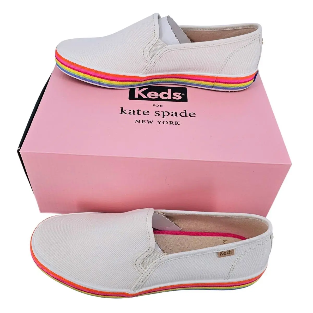 Kate Spade shoes - Double Decker KS Twill - Double Decker Twill - White 0