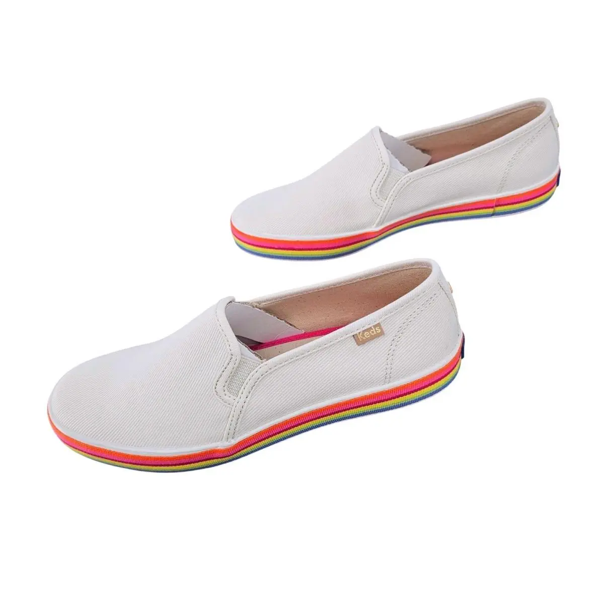 Kate Spade shoes - Double Decker KS Twill - Double Decker Twill - White 3