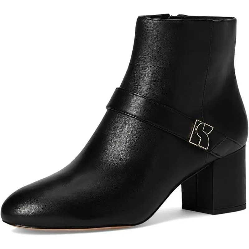 Kate Spade New York Women`s Dakota Zip Up Mid Heeled Ankle Bootie Size 6.5