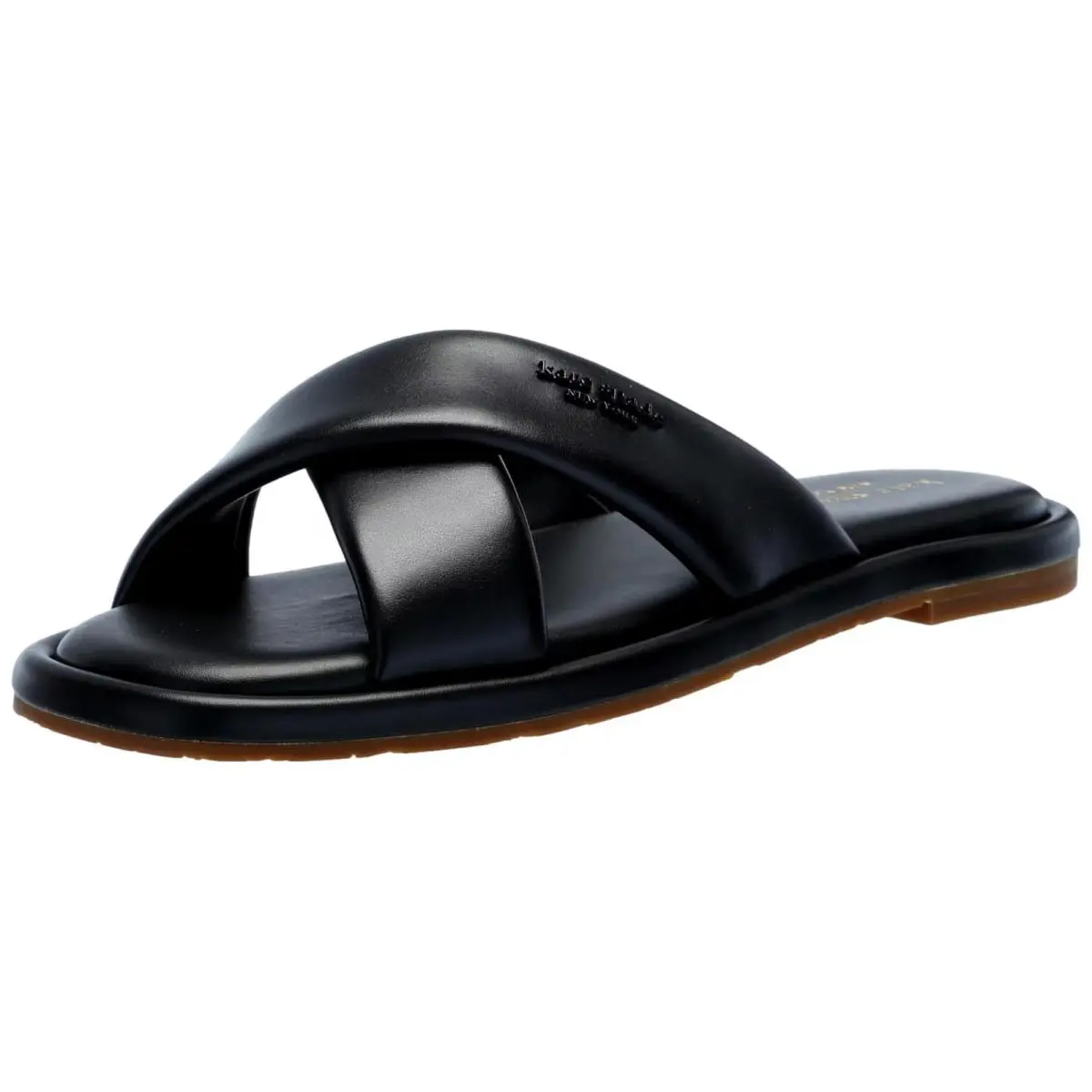 Kate Spade New York Rio Crisscross Slide Black KH360-BLK Women`s Size 7 Medium