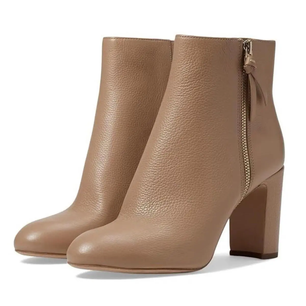 Kate Spade Womens Knott Zip Boot Light Fawn 6.5B New