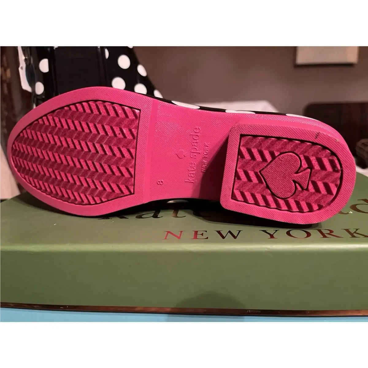 Kate Spade shoes - Kate Spade Trudy - Trudy - black/white, pink (UPC: 888445877612) 8