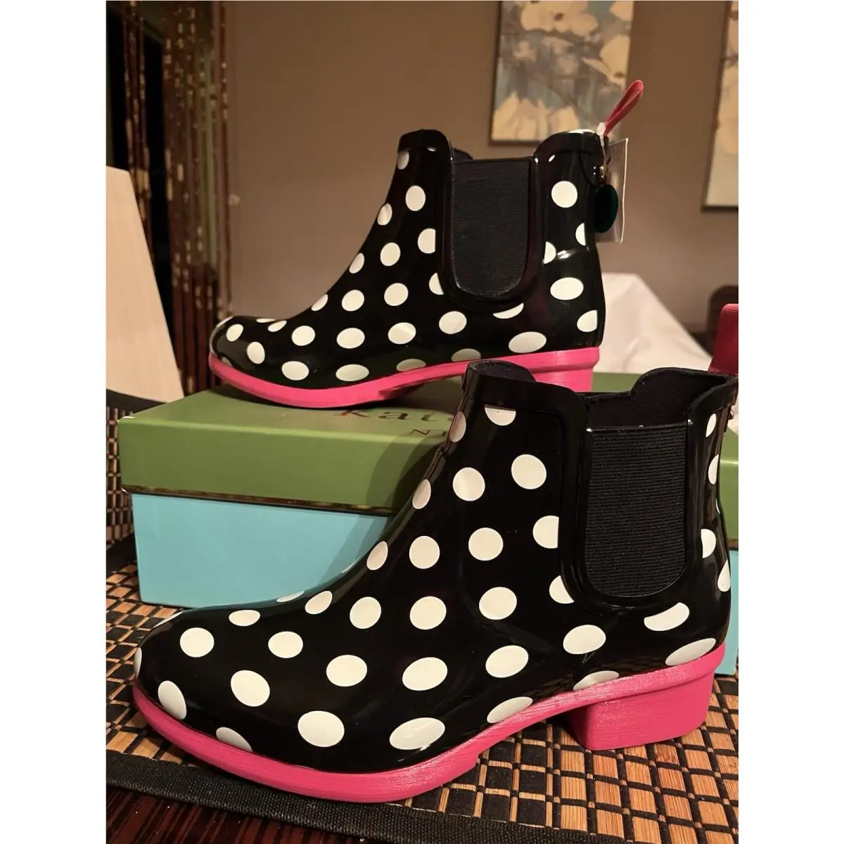 Kate Spade shoes - Kate Spade Trudy - Trudy - black/white, pink (UPC: 888445877612) 1