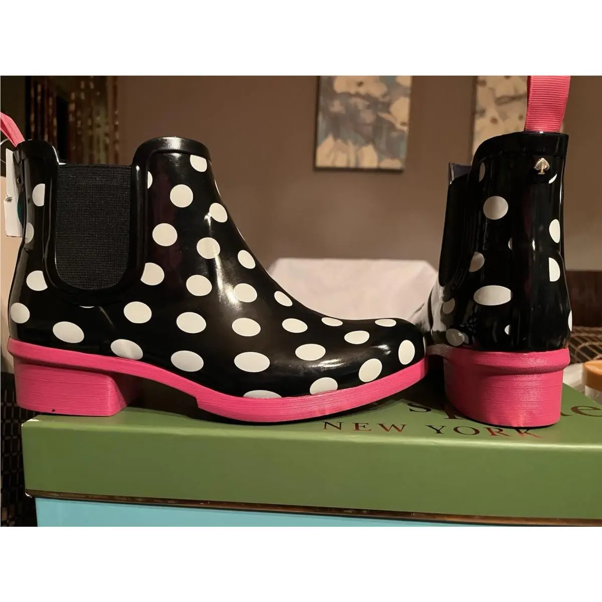 Kate Spade shoes - Kate Spade Trudy - Trudy - black/white, pink (UPC: 888445877612) 5