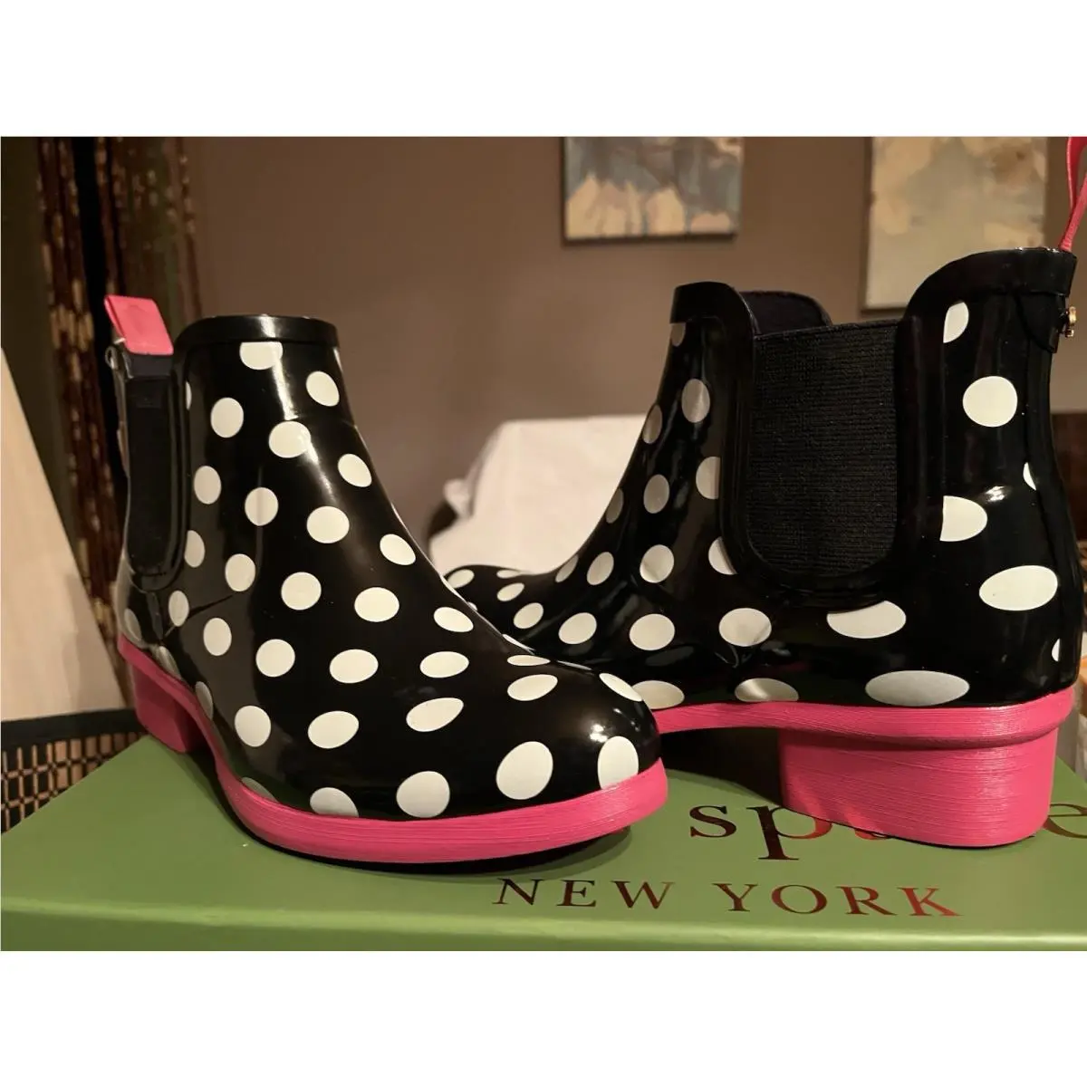 Kate Spade shoes - Kate Spade Trudy - Trudy - black/white, pink (UPC: 888445877612) 6