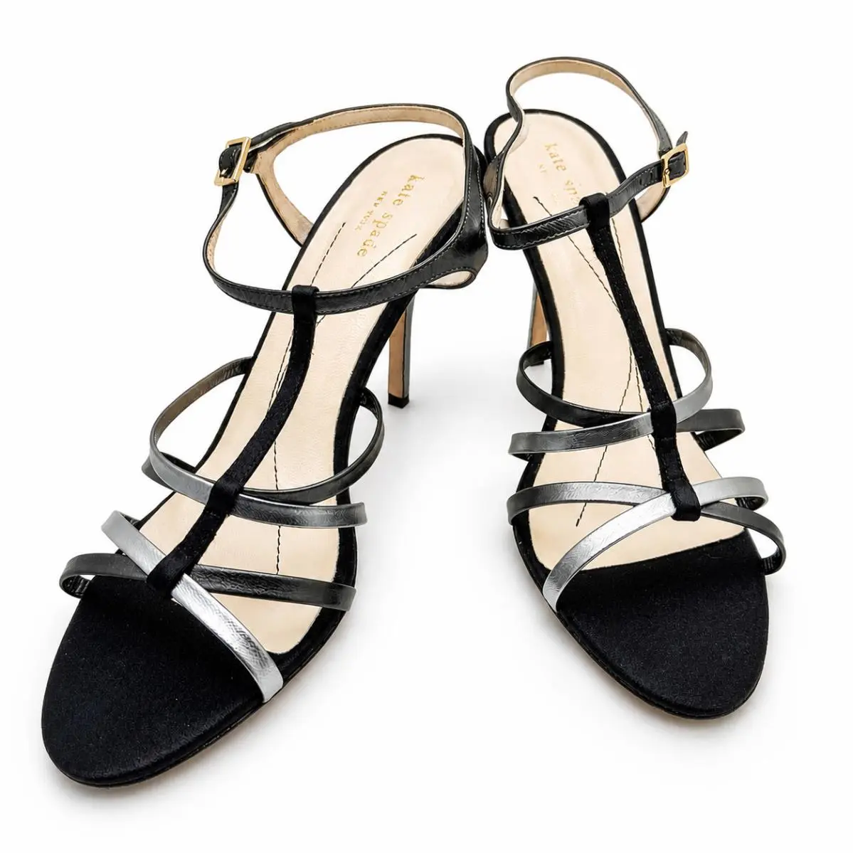 Kate Spade Rare Find Made in Italy Party Metallic Sandals Size US10 New