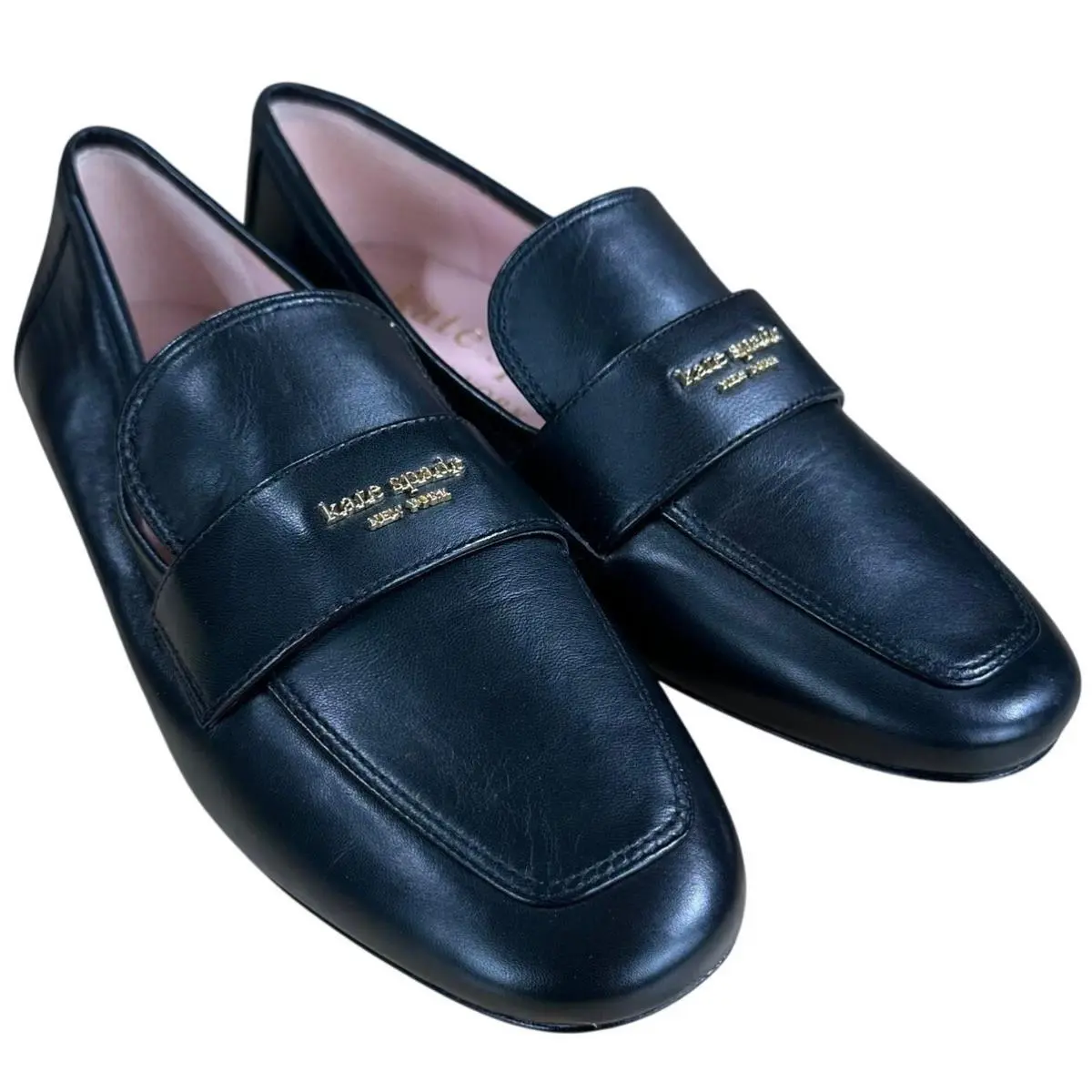 Kate Spade New York Leighton Slip-on Loafer Flat Black Size 6B New Leather