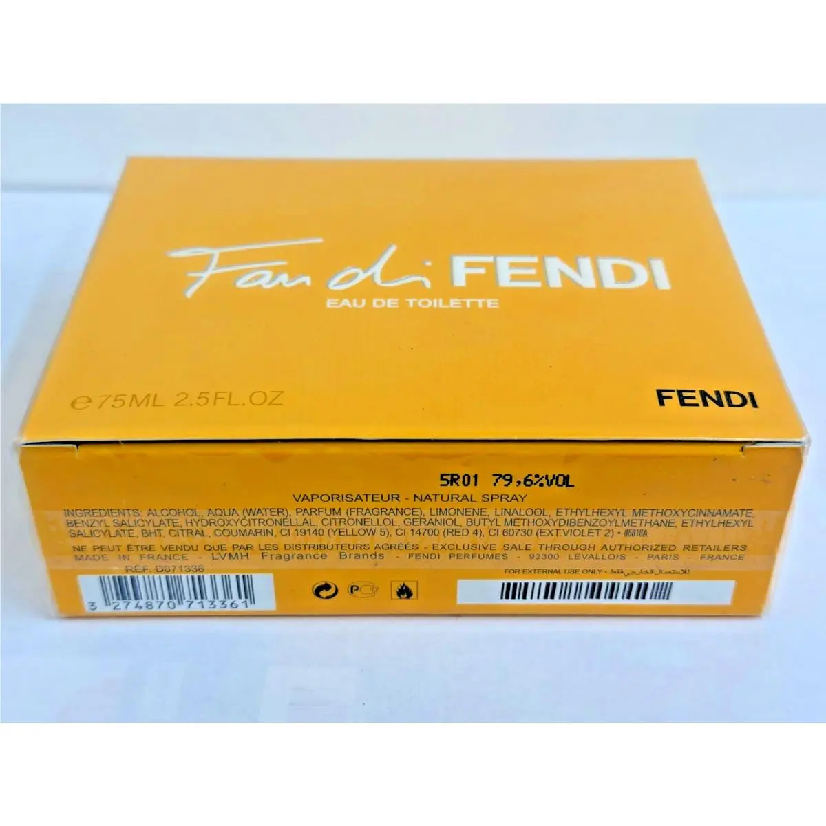 Fan Di  Eau De Toilette Women Perfume Spray 2.5oz/75ml by Fendi
