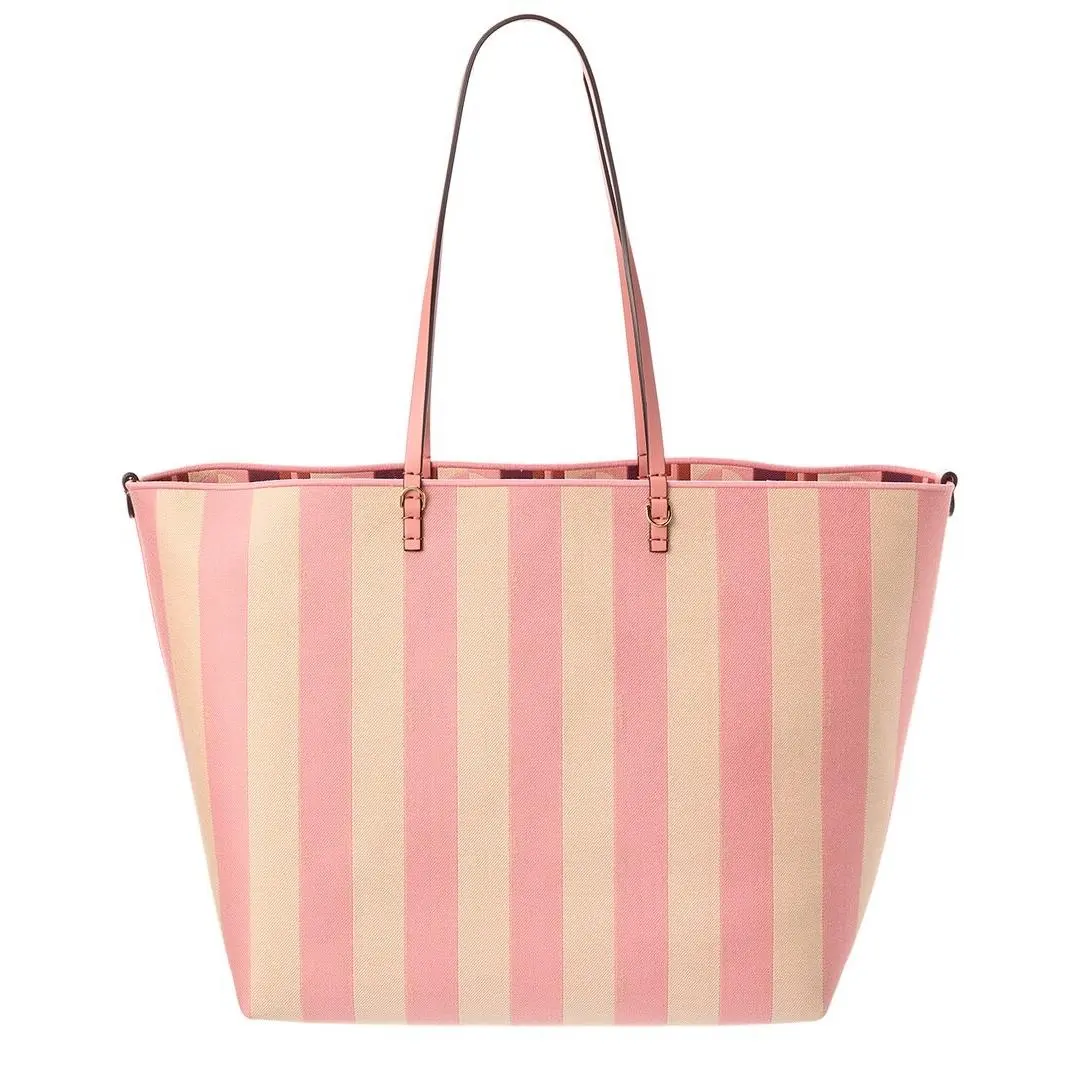 Roll Large Canvas Leather Tote Women`s by Fendi